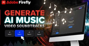 Cách tạo nhạc nền cho video đã upload bằng Adobe Firefly