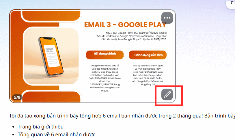 Chỉnh sửa slide trên Canva 