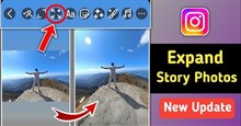 Hướng dẫn mở rộng ảnh trên Story Instagram