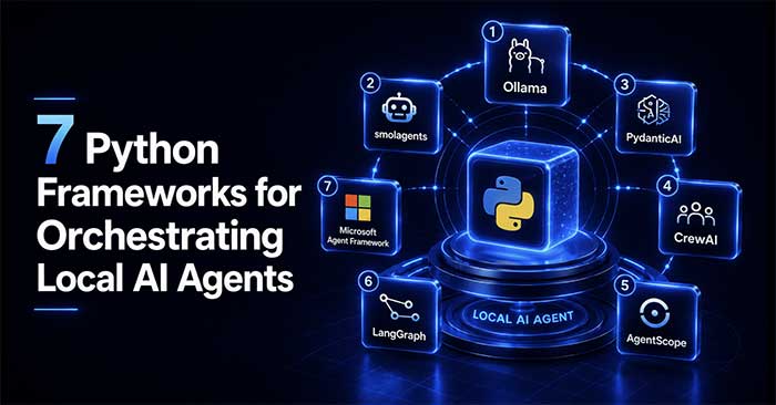 7 Best Python Frameworks for Building and Orchestrating Local AI Agents