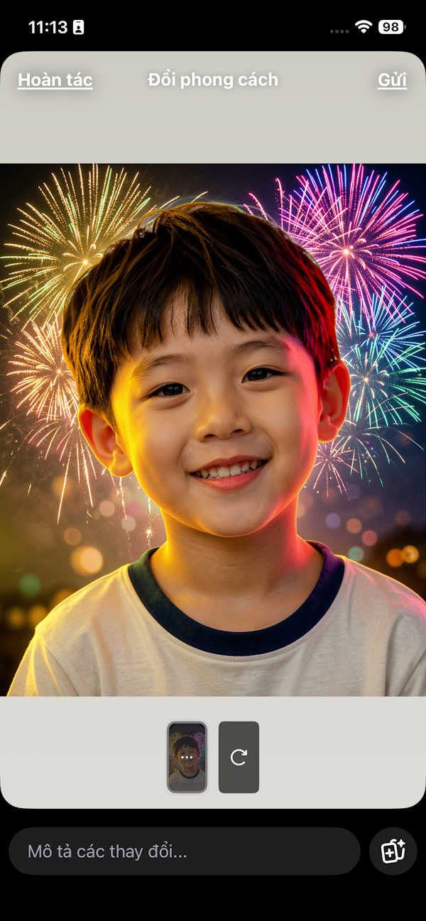 Thay đổi phông nền AI