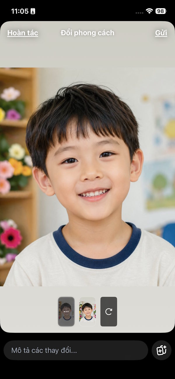 Tùy chỉnh thêm chi tiết AI