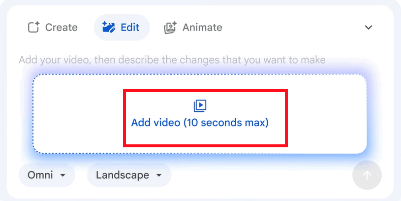Tải video lên Google Vids