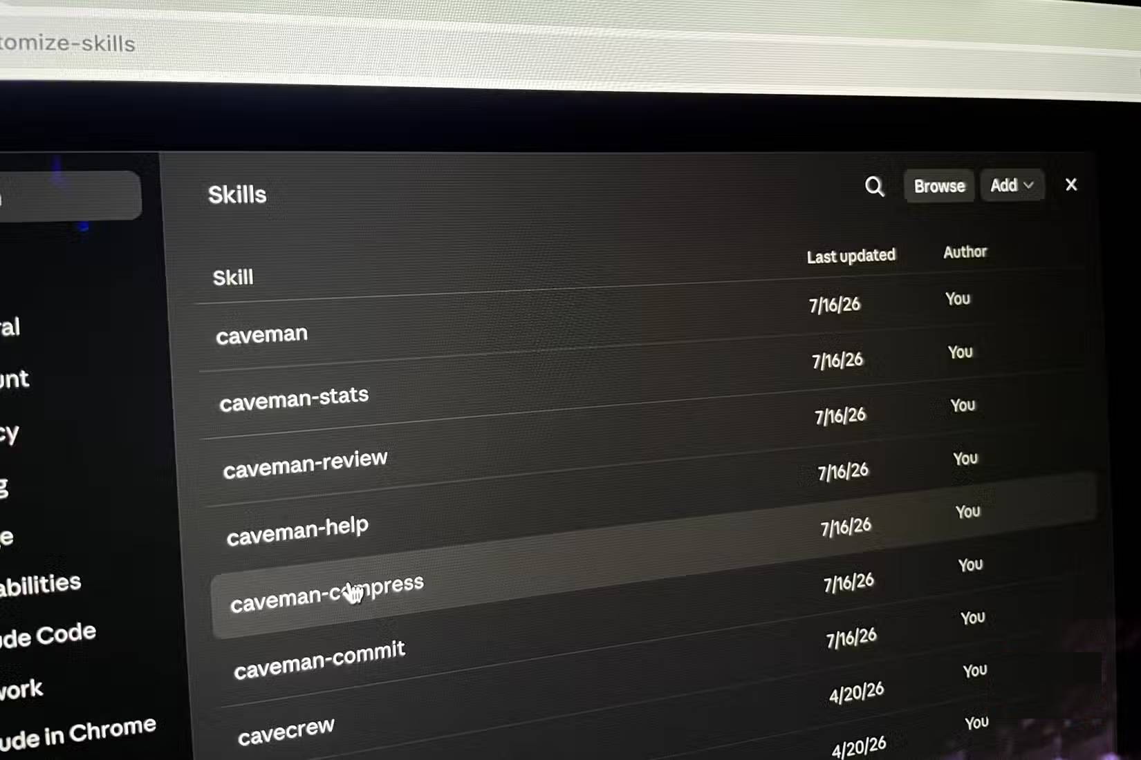 Skill caveman của Claude
