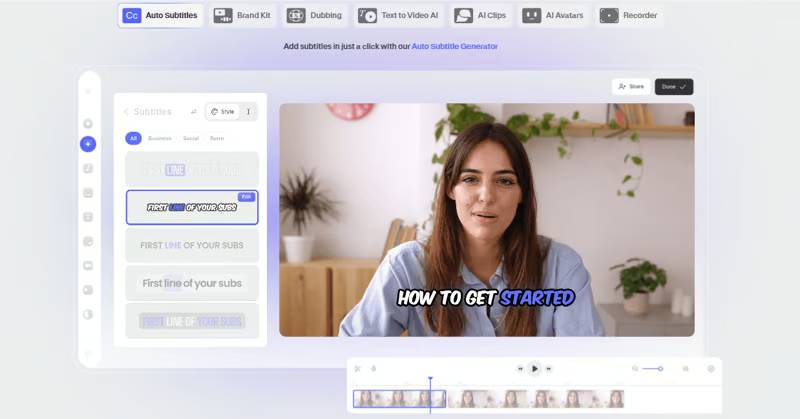 Trang web chính thức của VEED.io