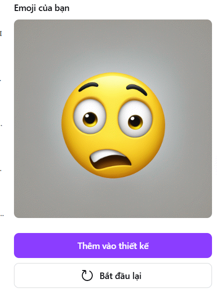 Thêm emoji vào thiết kế trên Canva