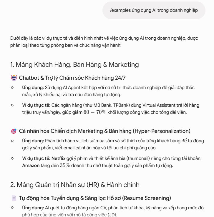 /examples - Yêu cầu nhiều ví dụ thực tế