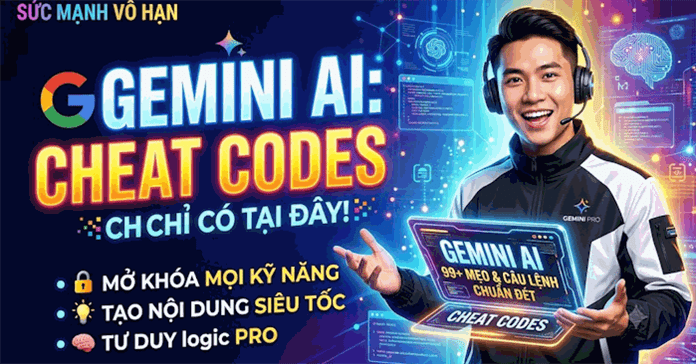 30+ cheat codes Gemini tăng gấp đôi hiệu quả AI