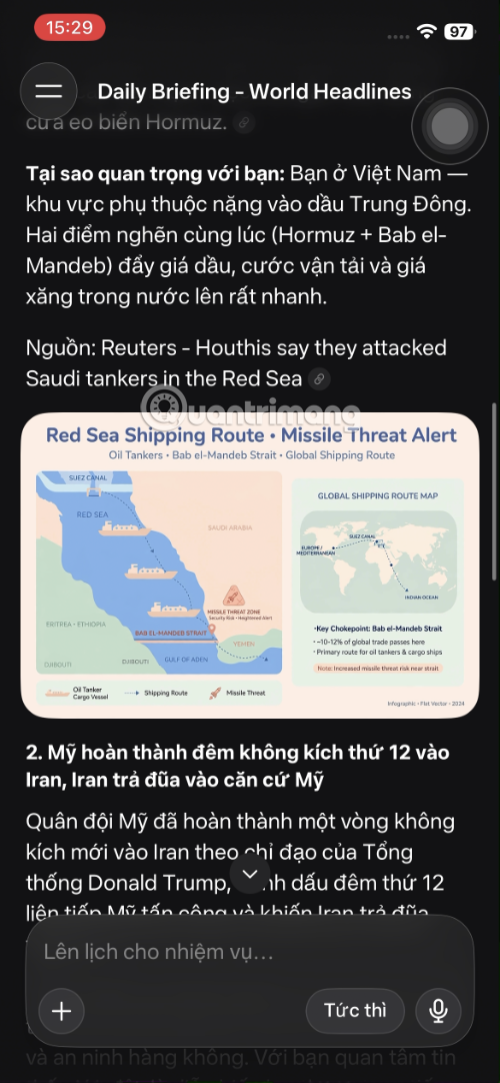 meta ai đã lên lịch