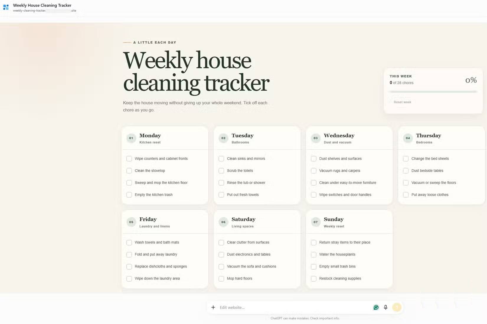 Trang web ChatGPT Work