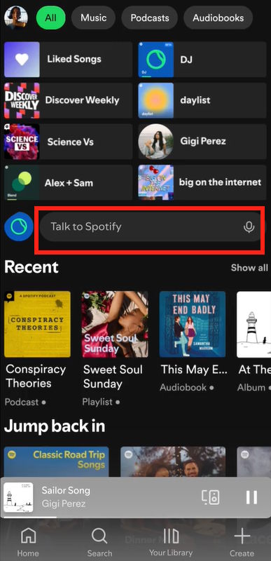 Khung trợ lý AI trên Spotify