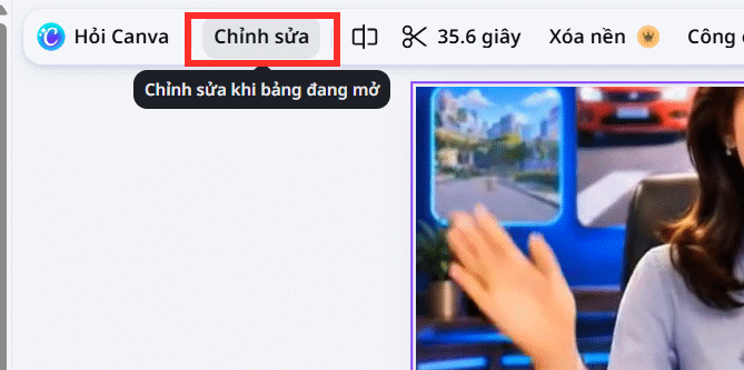 Chỉnh sửa video trên Canva