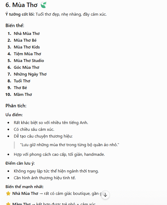 Biến thể từ ý tưởng