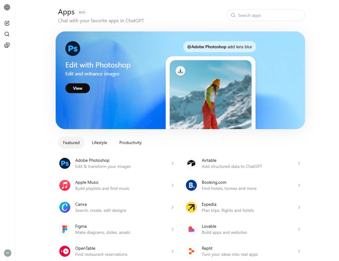 ChatGPT Apps