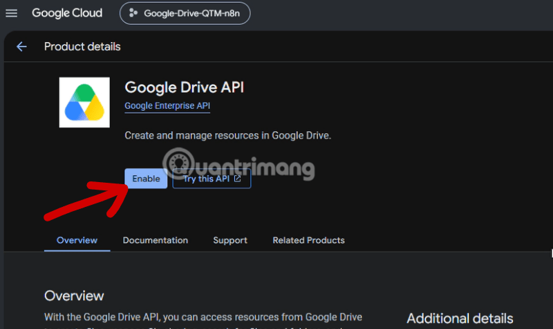 tự động hóa file Google Drive