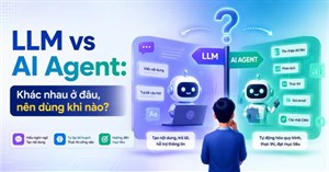 LLM vs AI Agent: Khác nhau ở đâu, nên dùng khi nào?