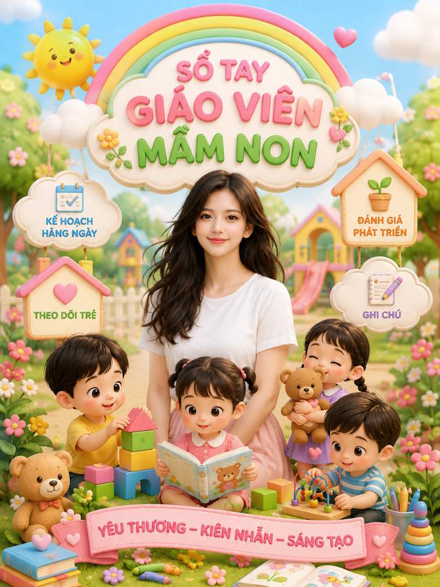 Tạo sổ tay giáo viên mầm non
