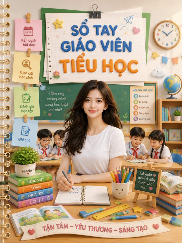 Prompt tạo sổ tay giáo ciên Tiểu học