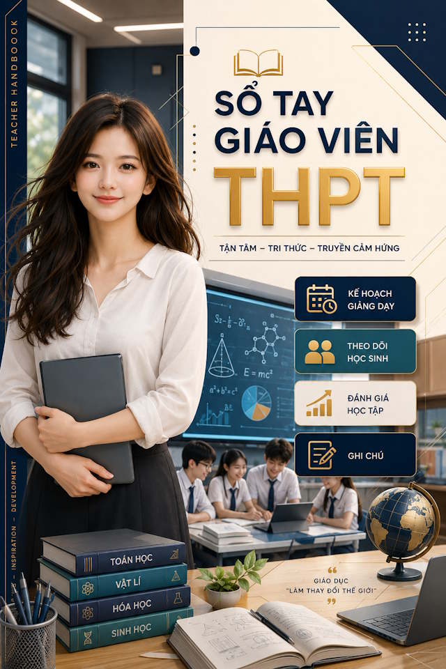 Câu lệnh tạo sổ tay giáo viên THPT