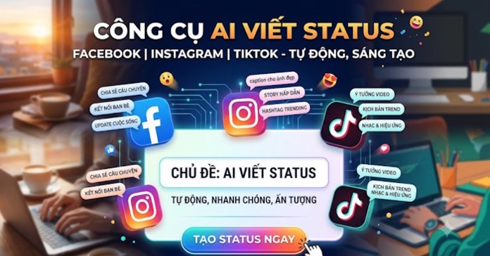 Bí ý tưởng viết status? Tool này sẽ tạo status cực hay chỉ vài giây