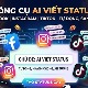 Bí ý tưởng viết status? Tool này sẽ tạo status cực hay chỉ vài giây