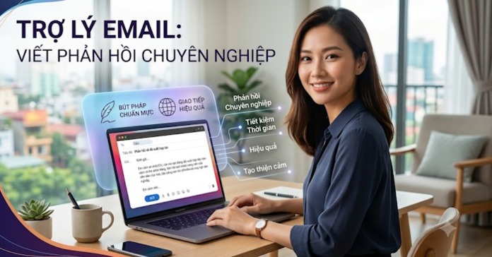 Cách dùng Trợ lý email viết email phản hồi chuyên nghiệp