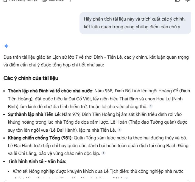 Lệnh phân tích file Google Drive bằng Gemini