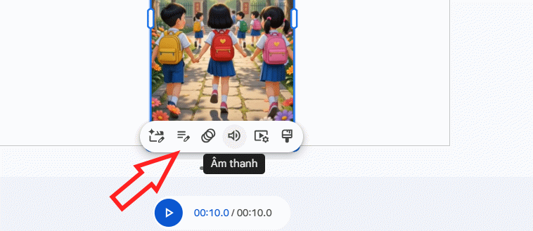 Công cụ chỉnh sửa video AI trên Google Vids