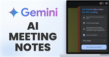 Hướng dẫn ghi chú cuộc họp Google Meet bằng Gemini