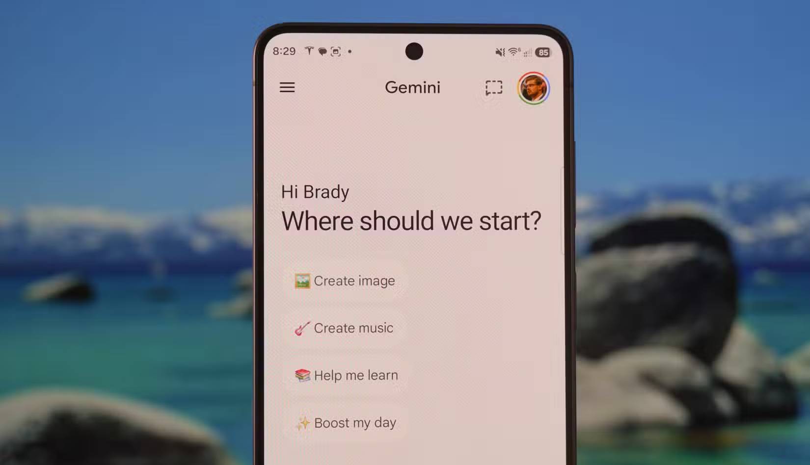 Tùy chọn tạo nhạc trong ứng dụng Gemini