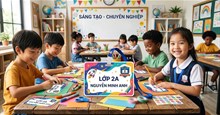 Prompt tạo bảng tên lớp học sáng tạo, chuyên nghiệp