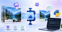 Tối ưu ảnh web chuyên nghiệp, sinh mã Python tự động
