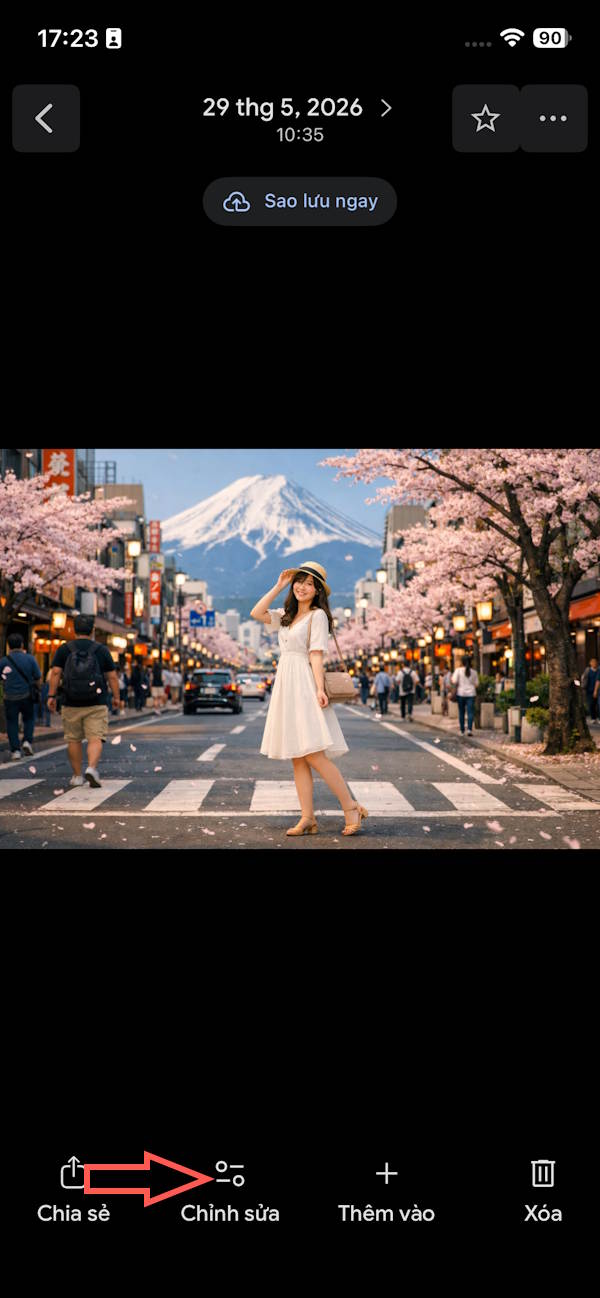 Cách xóa chi tiết thừa trong ảnh tự động trên Google Photos