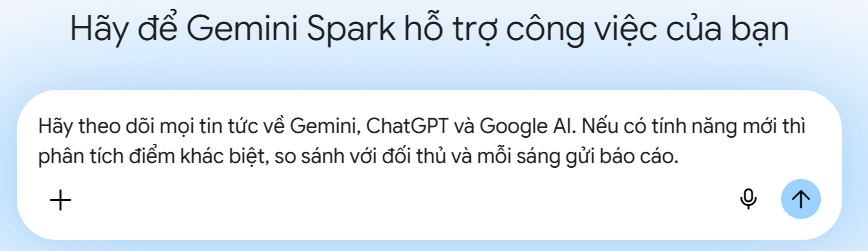 Tác vụ lên lịch trên Gemini Spark