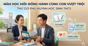 Prompt thiết kế poster Lời chào phụ huynh đầu năm học