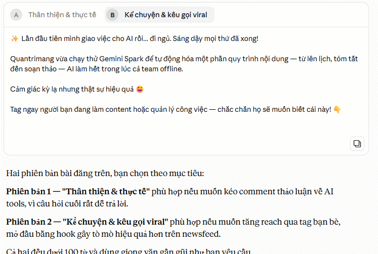 Bài đăng Facebook kêu gọi