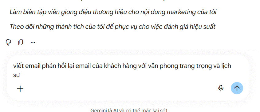 Nhập nội dung kỹ năng Gemini Spark bằng Gemini