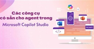 Các công cụ có sẵn cho agent trong Copilot Studio