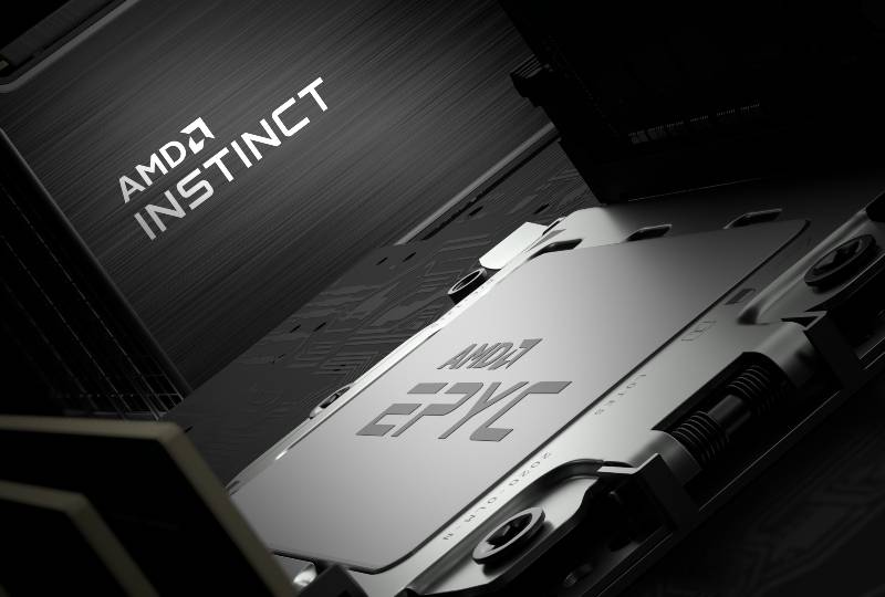AMD Instinct MI100 và bộ vi xử lý AMD EPYC