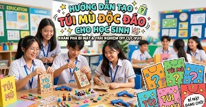 Prompt thiết kế túi mù tặng học sinh
