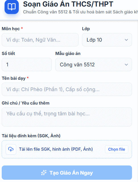 Hướng dẫn dùng AI soạn giáo án chất lượng