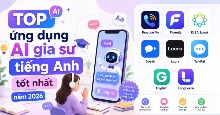 TOP ứng dụng AI gia sư tiếng Anh tốt nhất năm 2026