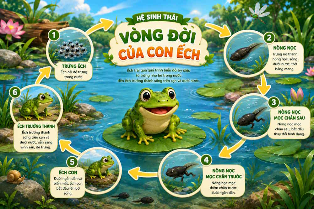 Tạo ảnh Vòng đời trong hệ sinh thái