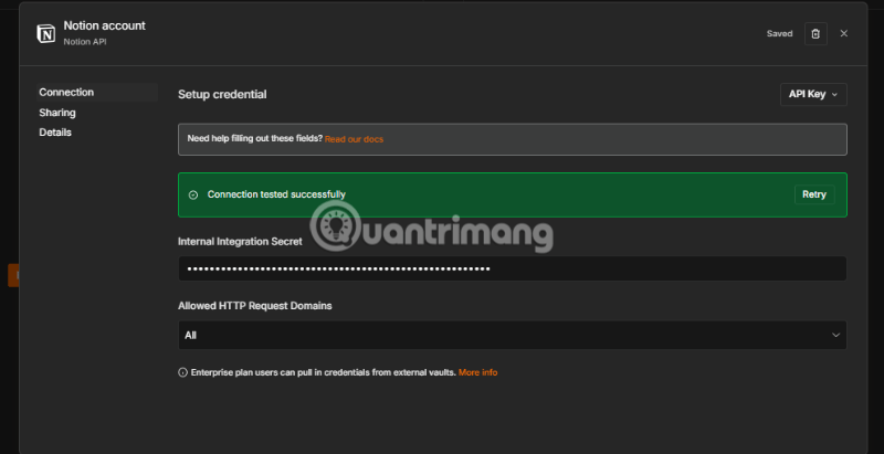 hướng dẫn Notion n8n