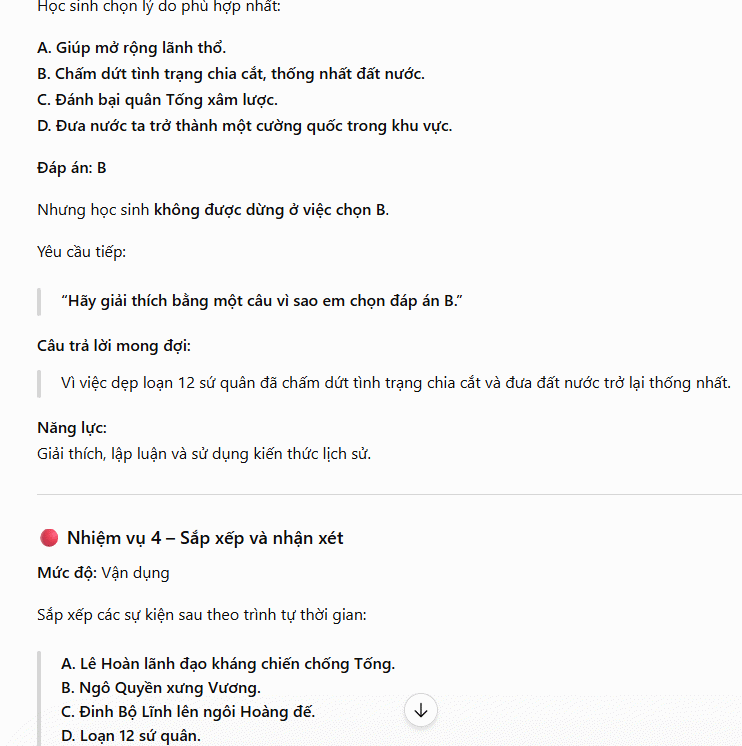 Nội dung hoạt động luyện tập