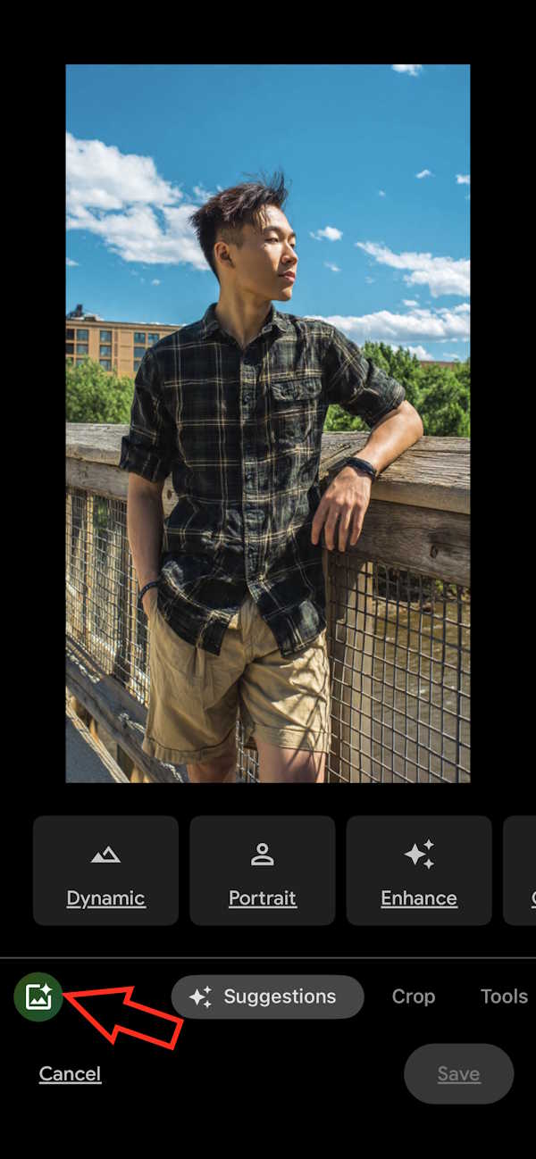 Magic Ediotr trên Google Photos