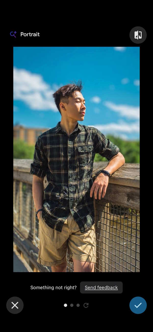 Làm mờ background ảnh chân dung