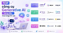 TOP công cụ Generative AI hàng đầu theo từng lĩnh vực
