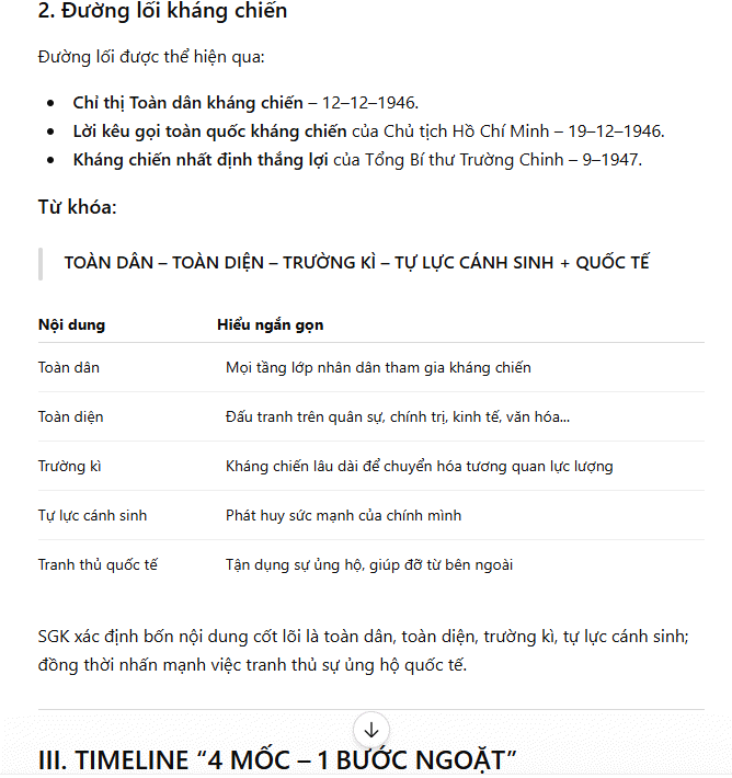 Thiết kế nội dung bài giảng Lịch sử