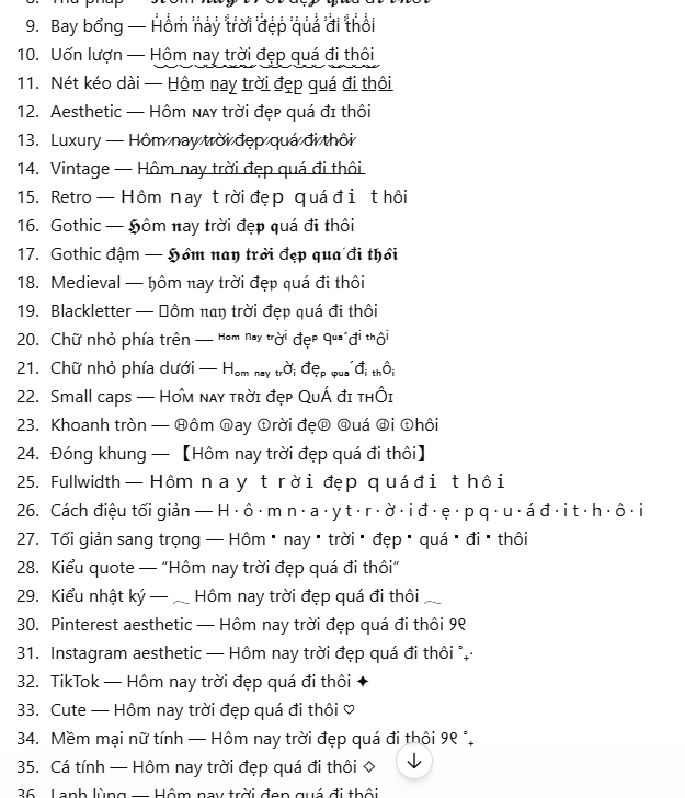 Prompt viết chữ kiểu